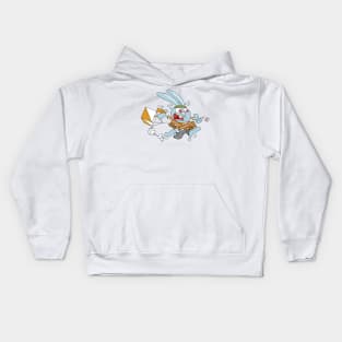 Orienteering bunny Kids Hoodie